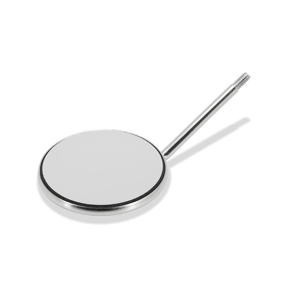 Mundspejl TOPvision FS Rhodium 8 plan SS, 12 stk.