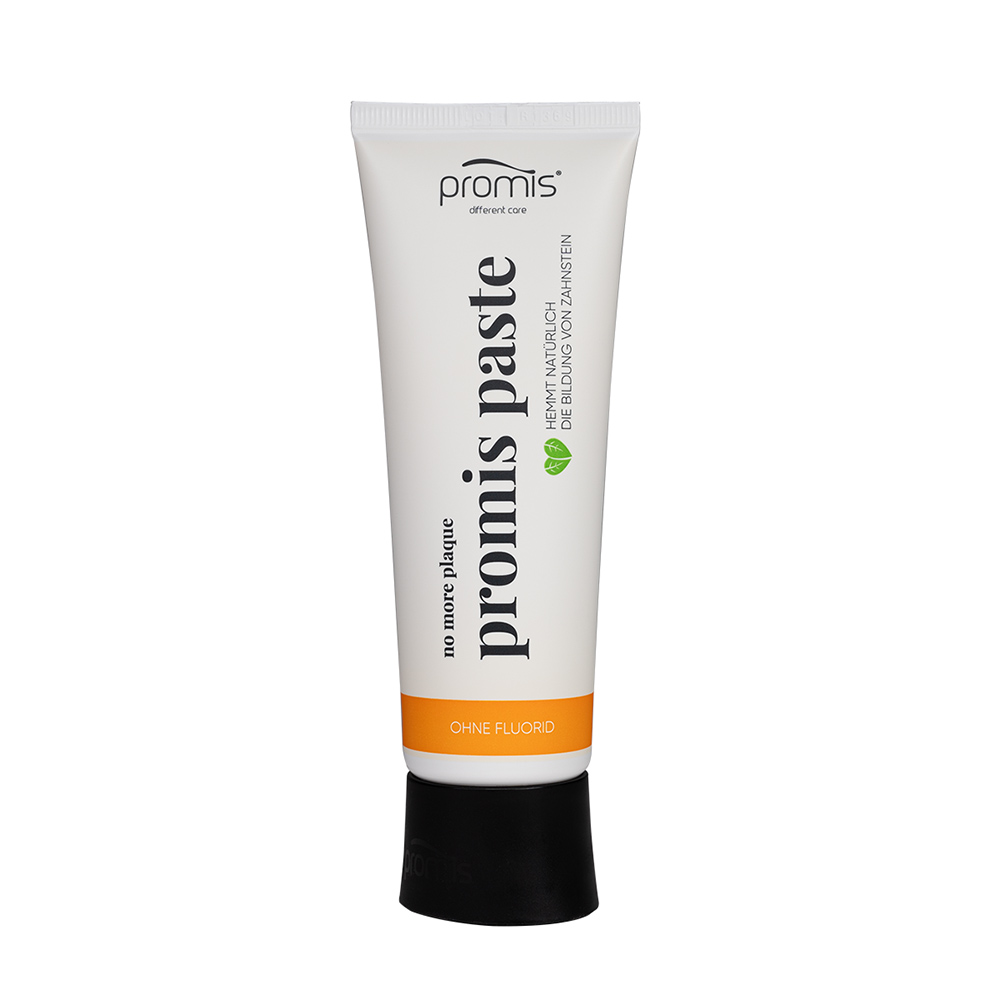 Promis tandpasta uden fluor, 75 ml tube