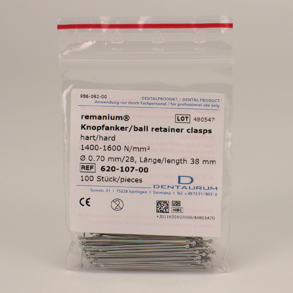 Knapanker Remanium 0,7 H, 100 stk.