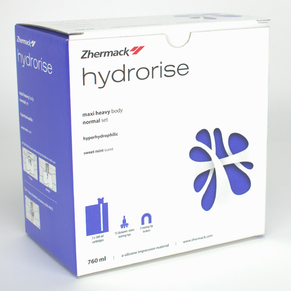 Hydrorise Maxi Heavy Normal Sæt, 2 x 380 ml Patron, 15 x Dynamiske Blandere