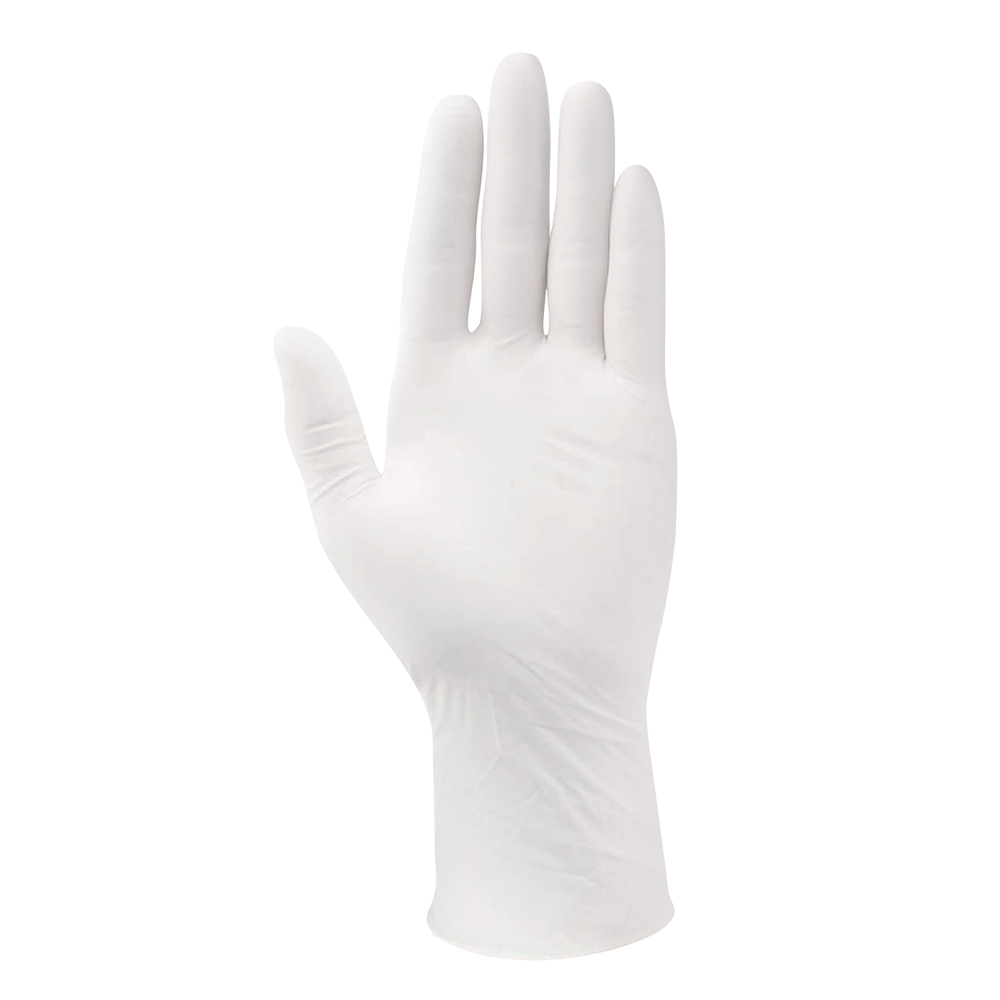 Derma Skin Latex handsker pudderfri M, 100 stk.