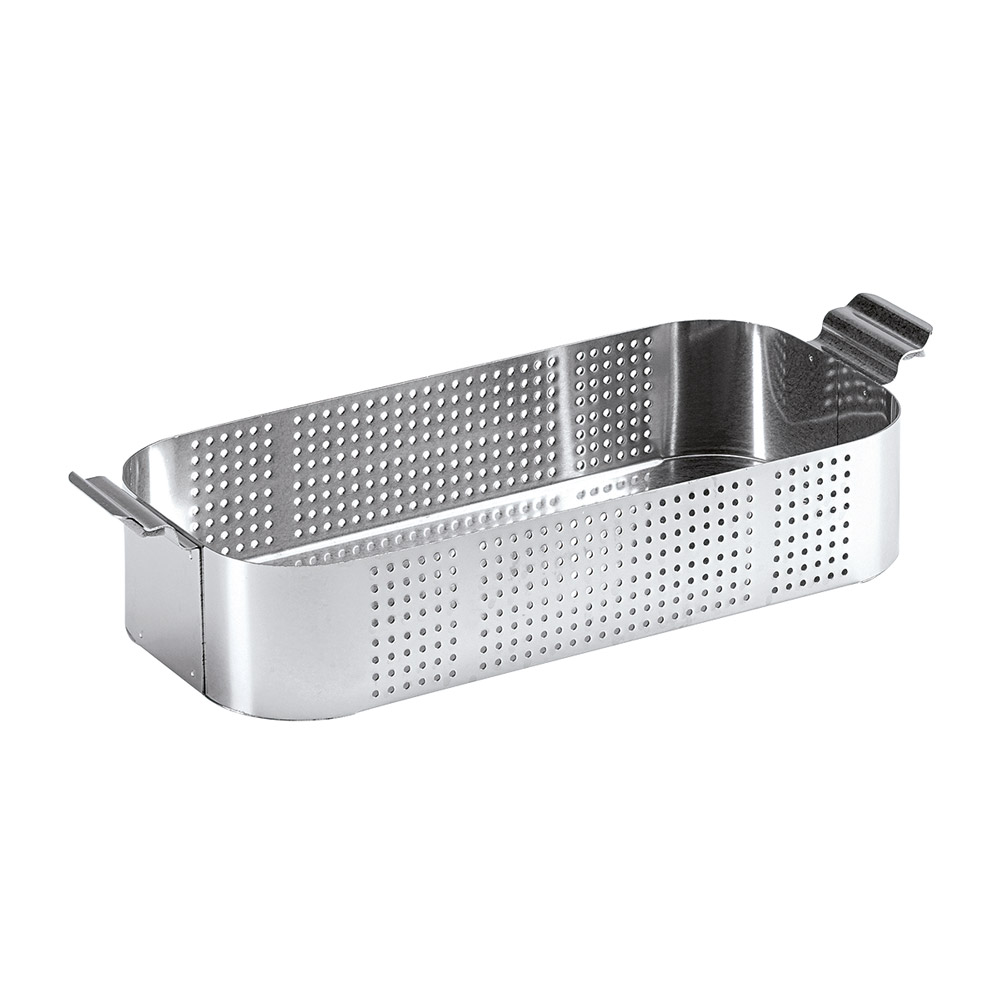 Indsætningskurv 4D rustfrit stål, perforeret, stk.