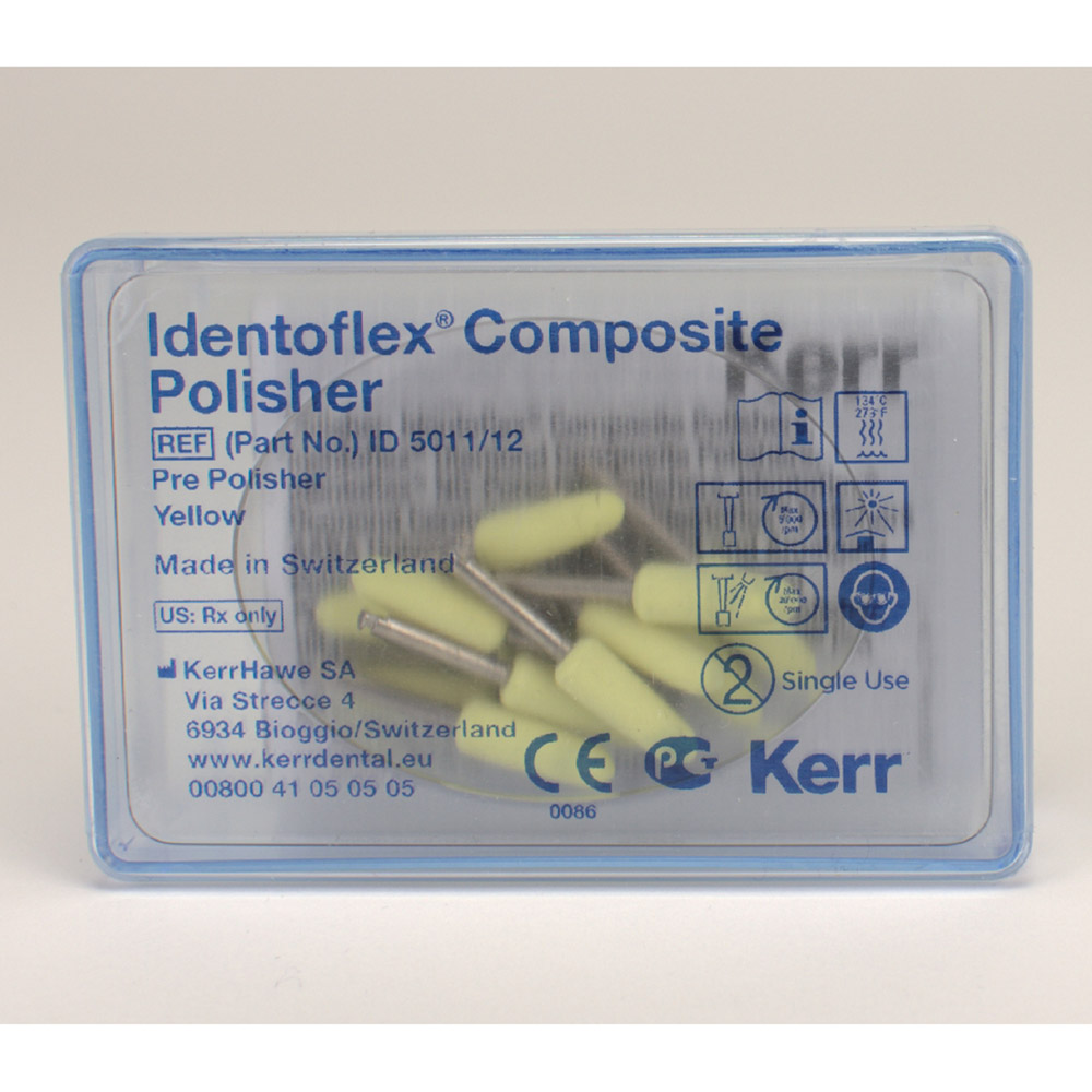Identoflex Composite Poleringsgel gul 501 W, 12 stk.