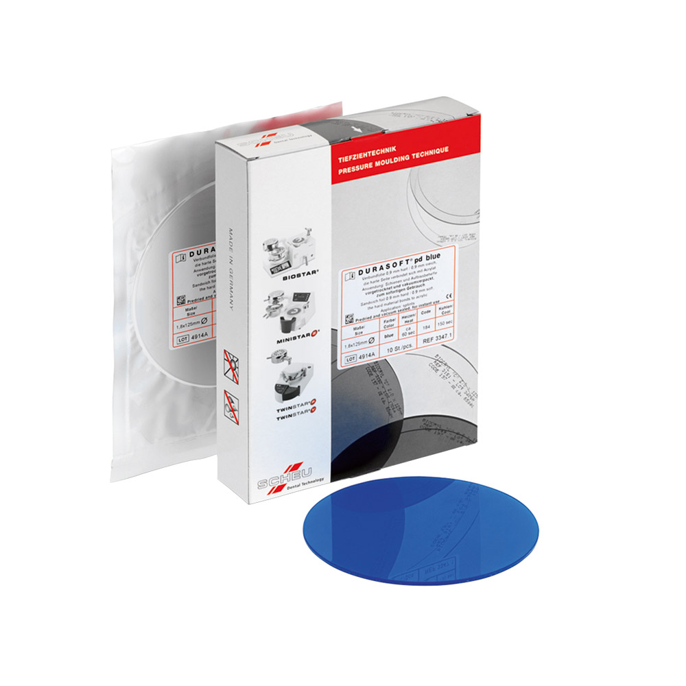 Durasoft pd blå 125 x 1,80 mm, 10 stk.