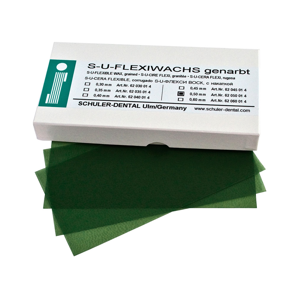 Flexiwachs-plader S-U struktureret 0,40 mm, 15 stykker