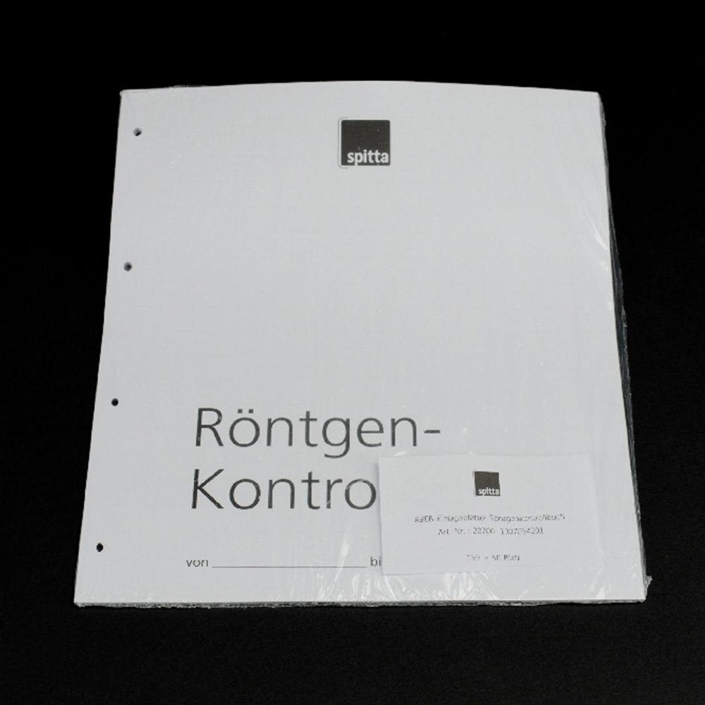Indstiksark til røntgen, 50 stk.
