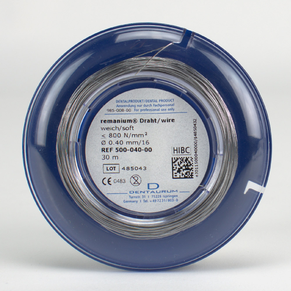Remanium tråd blød 0,40 mm, 30 m