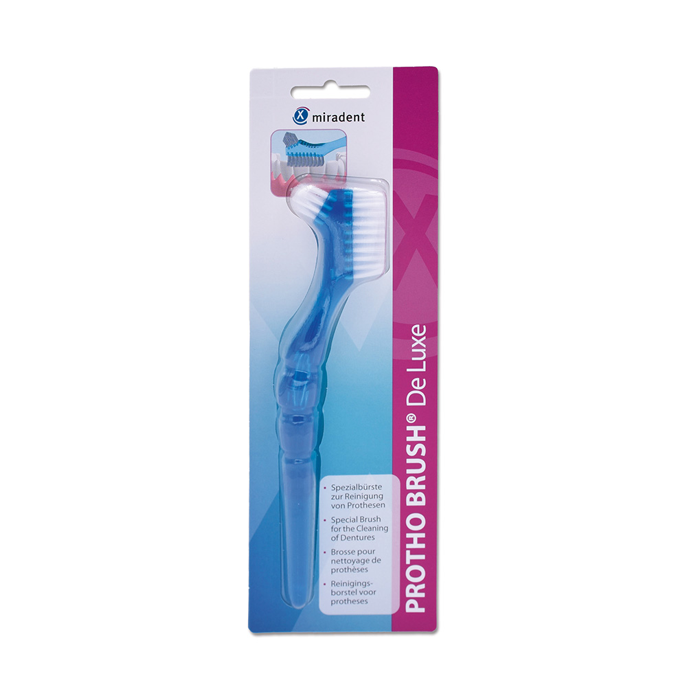 Protho Brush De Luxe blå-transparent, stk.