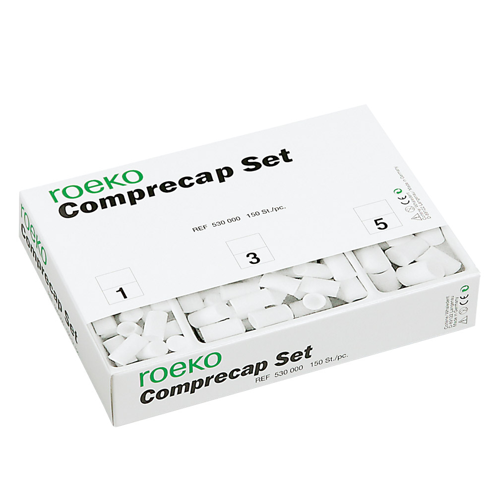 Comprecap sorteret, 150 stk.