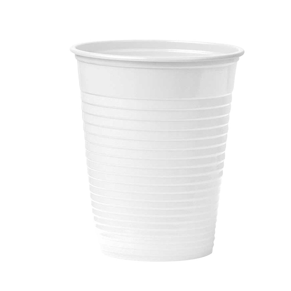 Mundskyllekopper 180 ml hvide, 3000 stk.