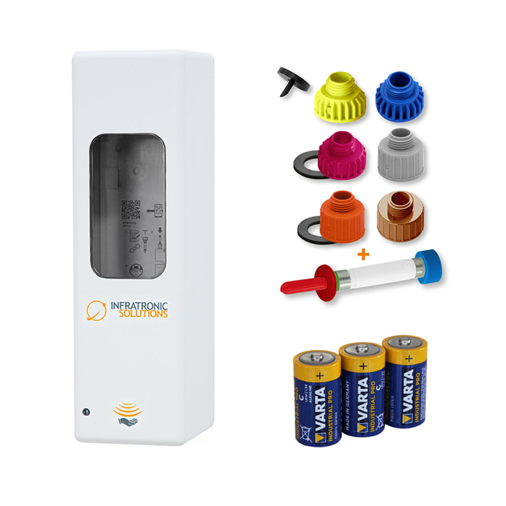 Hygiejne dispenser IT 1000 AW Euro-2 hvid batteri, stk.