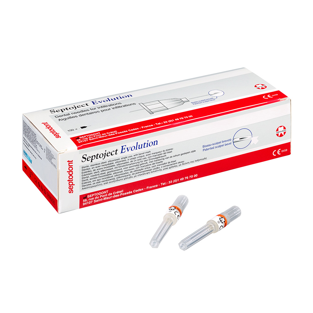 Septoject Evolution G27 kort 0,4 x 16 mm, 100 stk.