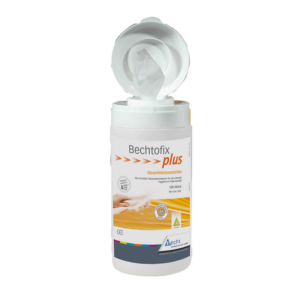 Bechtofix plus citronservietter, 100 stk. dåse
