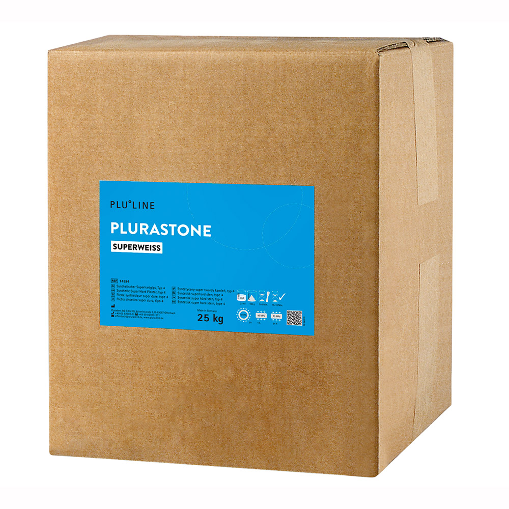 Plurastone hvid, 25 kg karton