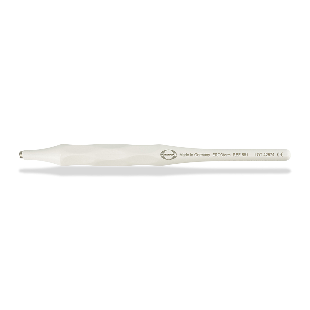 Ergoform plastgreb 581 hvid, stk.