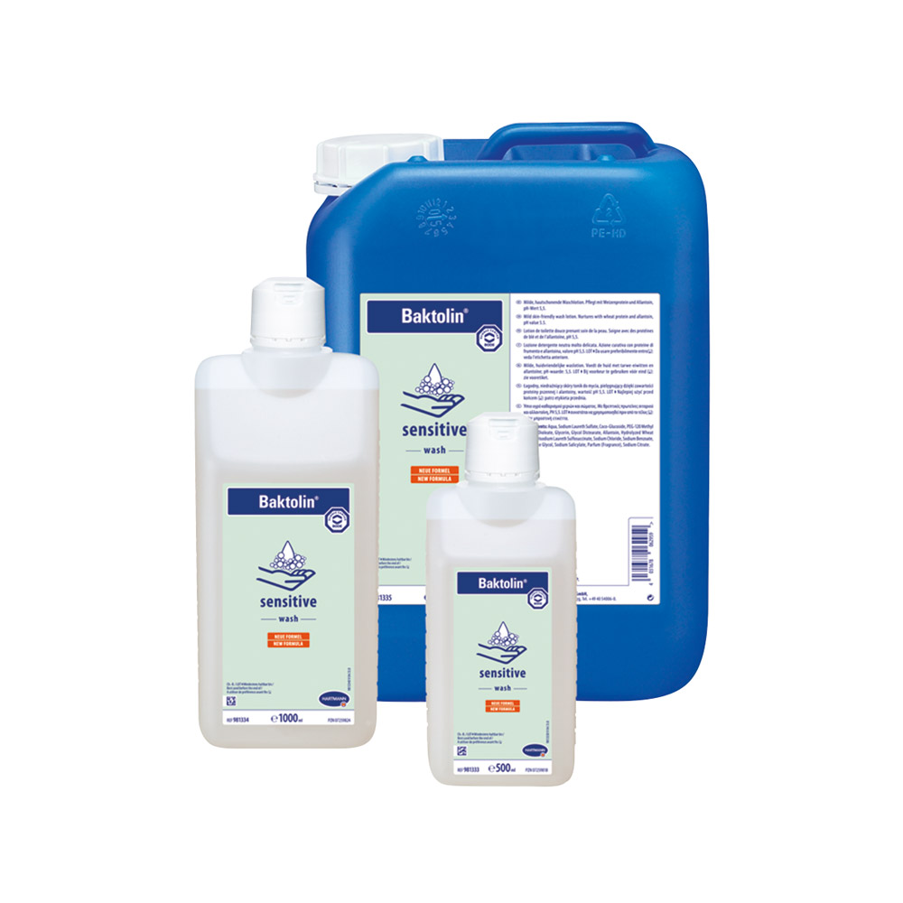 Baktolin Sensitive Vaskelotion, 5 L dunke