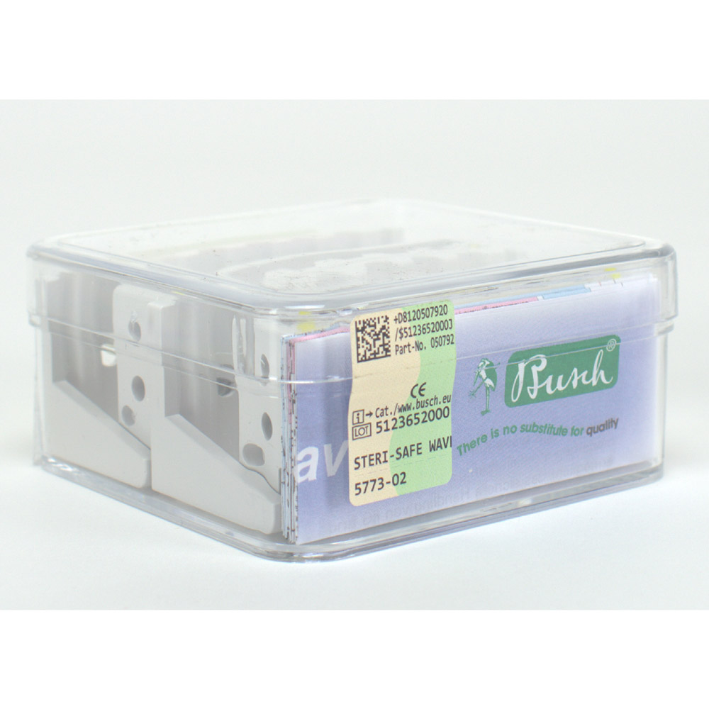 Steri-Safe Wave boremaskineholder gul, 2 stk.