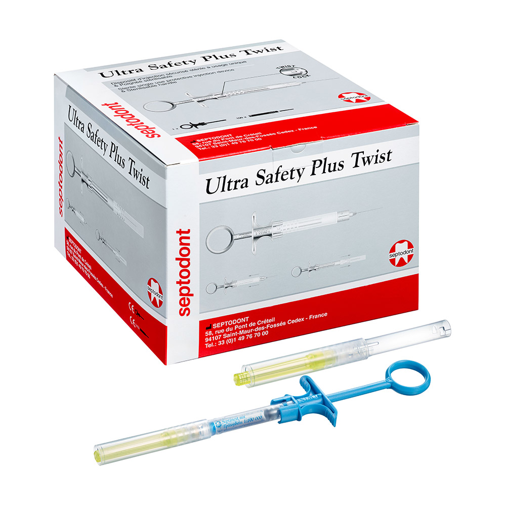 Ultra Safety Plus Twist G30 0,3 x 10 mm, 100 stk. + 1 genanvendeligt håndstykke