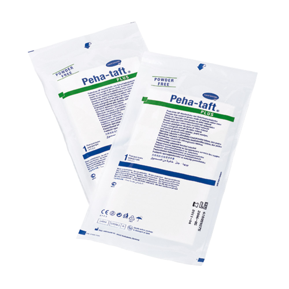 Peha-Taft latexhandsker, pudderfri, sterile, str. 8,5, 50 par