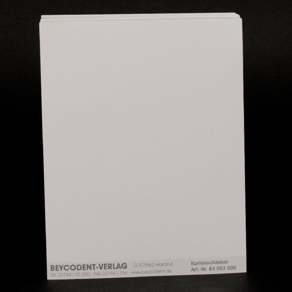 Adresselabels A4+A5 kartotek specielt EDV 120 x 138 mm, 200 stk.