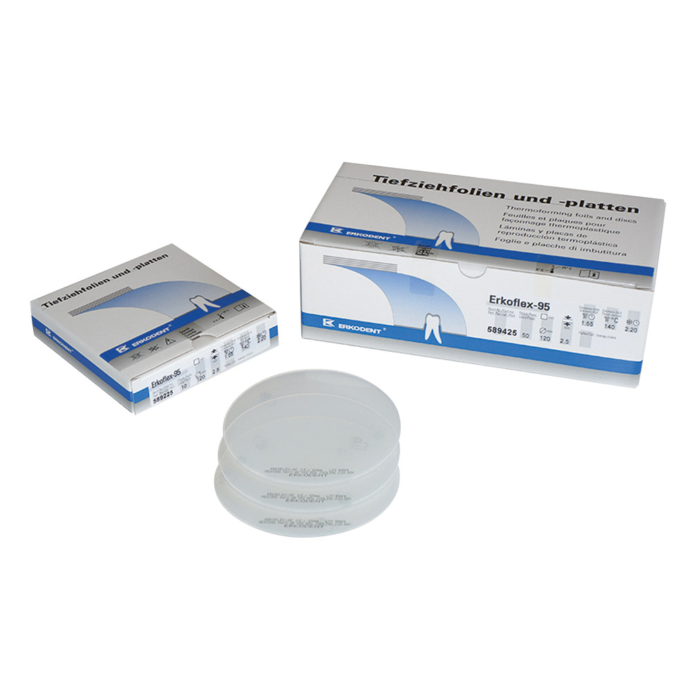 Erkoflex-95 125 x 4,00 mm transparent, 50 stykker