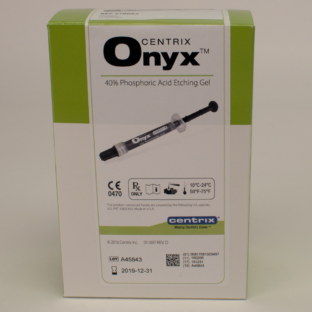 Onyx sort Etch, 25 x 1,5 g sprøjtepakning
