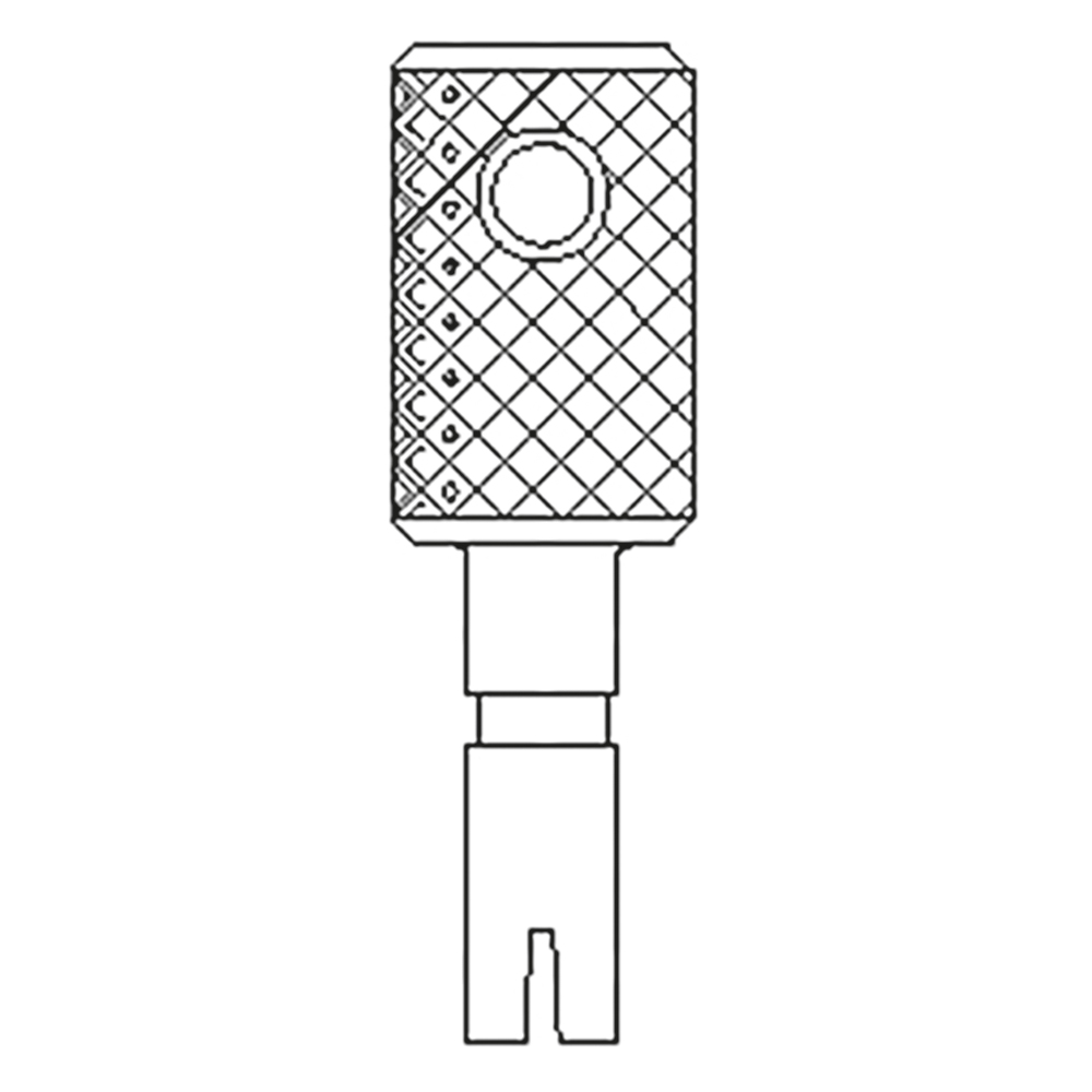 Headmaster Aktiv konisk topnøgle Størrelse 1 rød, 3 stk.