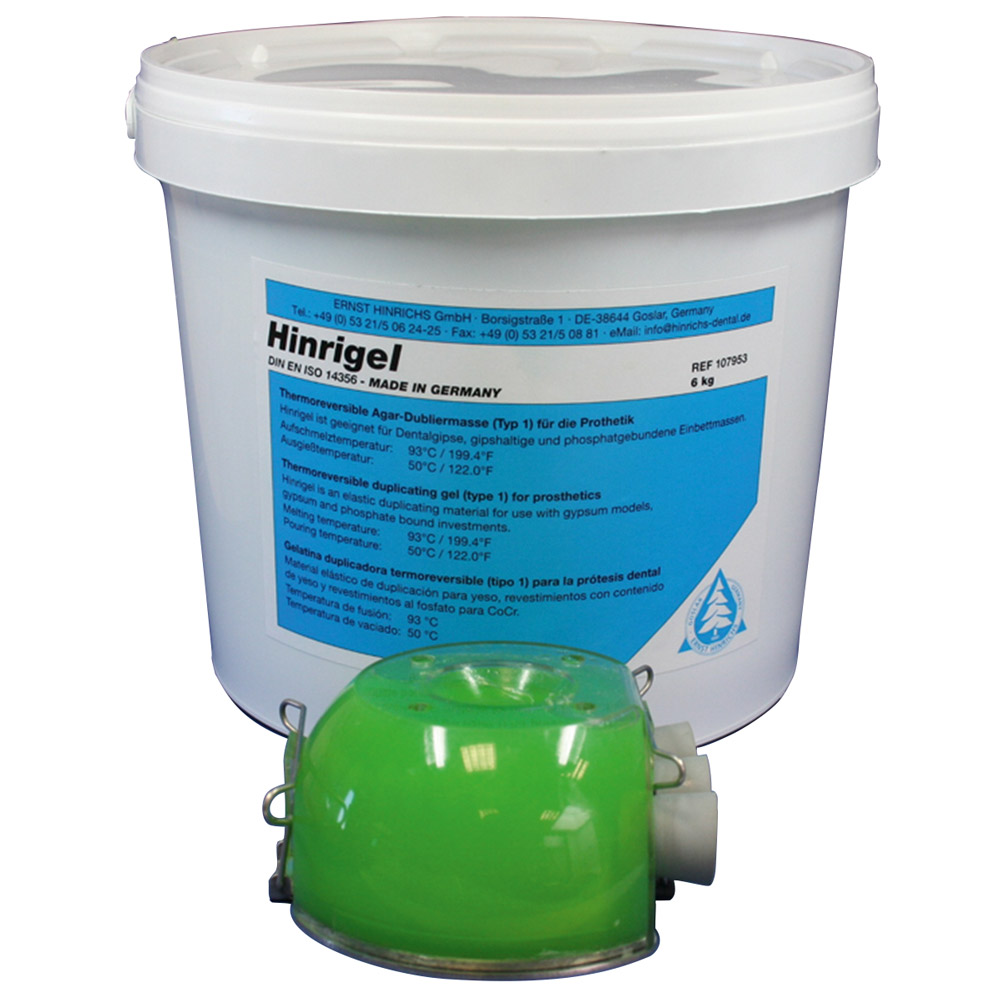 Hinrigel Dubliergel grøn, 6 kg
