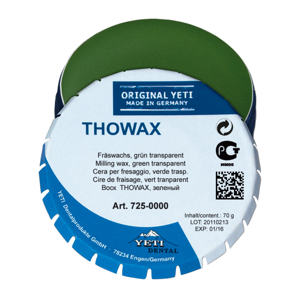 Thowax fræsevoks grøn, 70 g