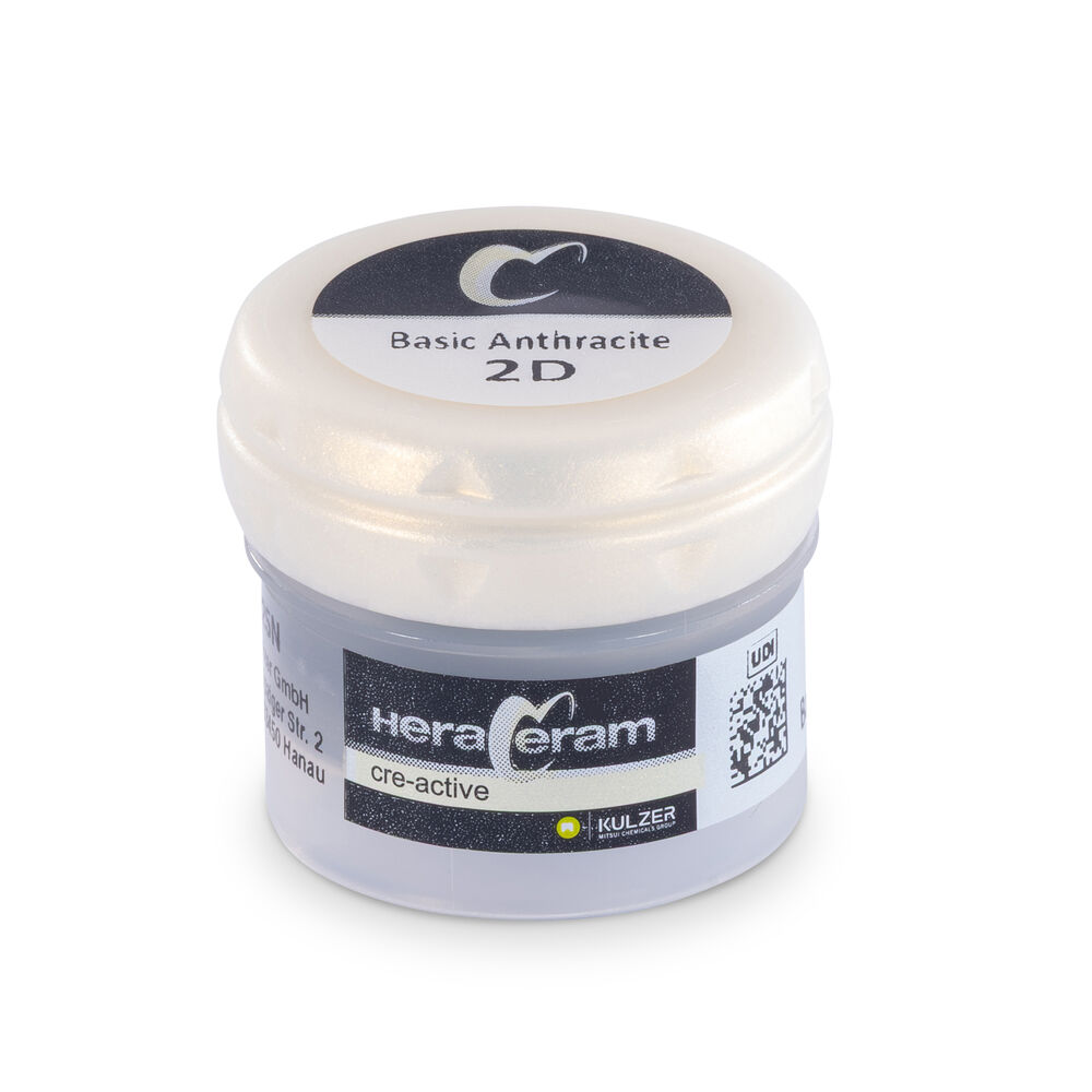 HeraCeram cre-active 2D Malefarve Basic Anthracit, 2 ml