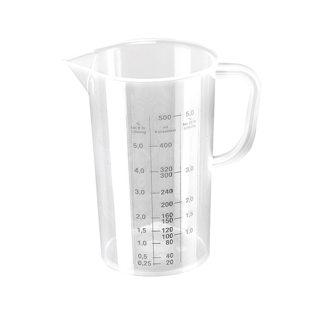 Målebæger 500 ml, stk.