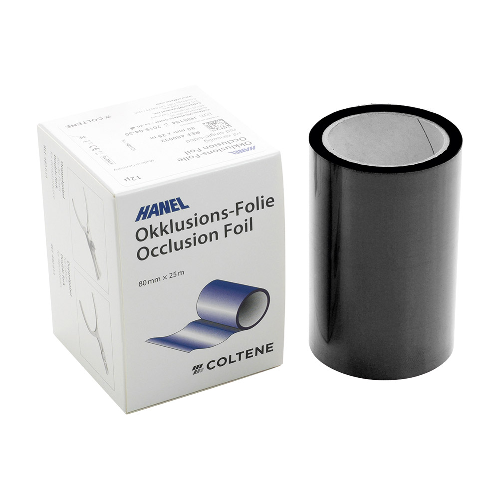 Hanel-folie ensidet sort 80 mm 12 µ, 25 m rulle