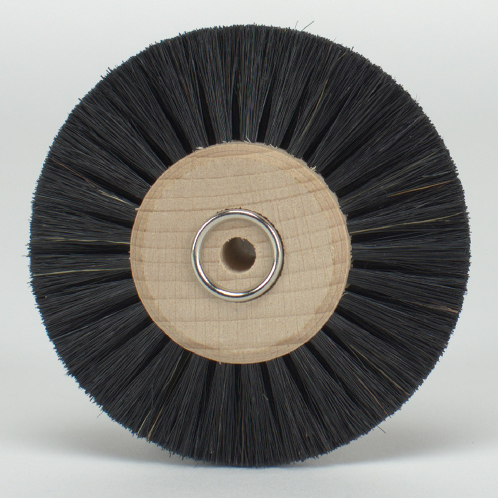 Poleringsbørste Chunking sort 4-radet 80 mm, stk.