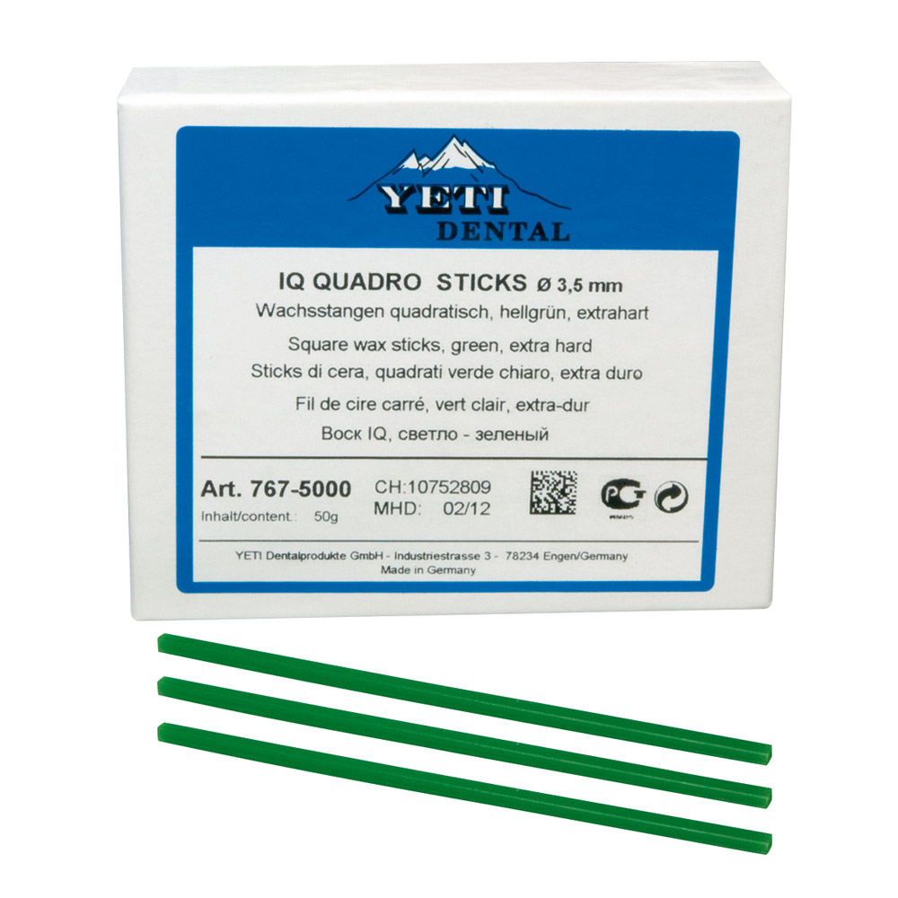IQ Quadro Sticks hård 3,0 mm lysegrøn, 50 g