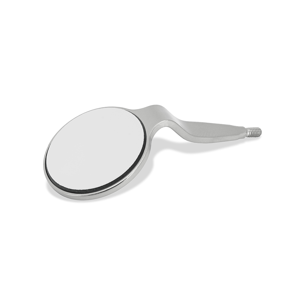 Mundspejl MEGAduo Rhodium 5 plan SS, 6 stk.