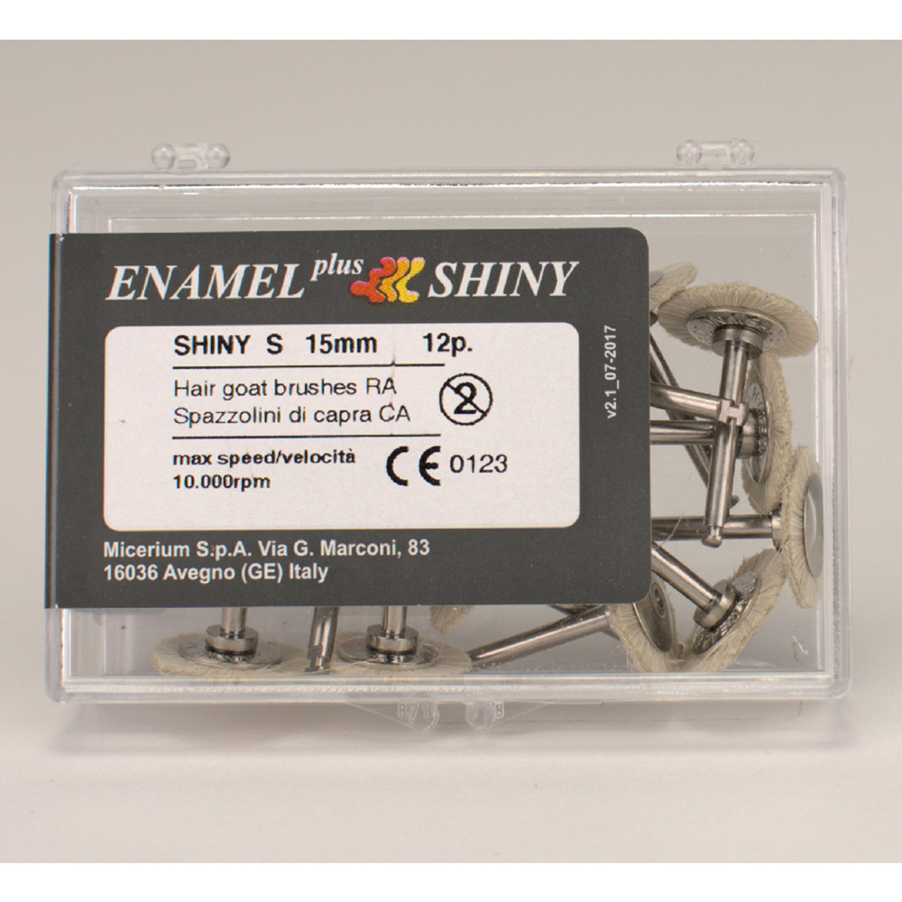 Emalje plus Shiny Wst Geddehår, 12 stk.