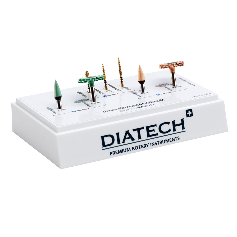 Diatech Zirconia Justering + Polering, Sæt