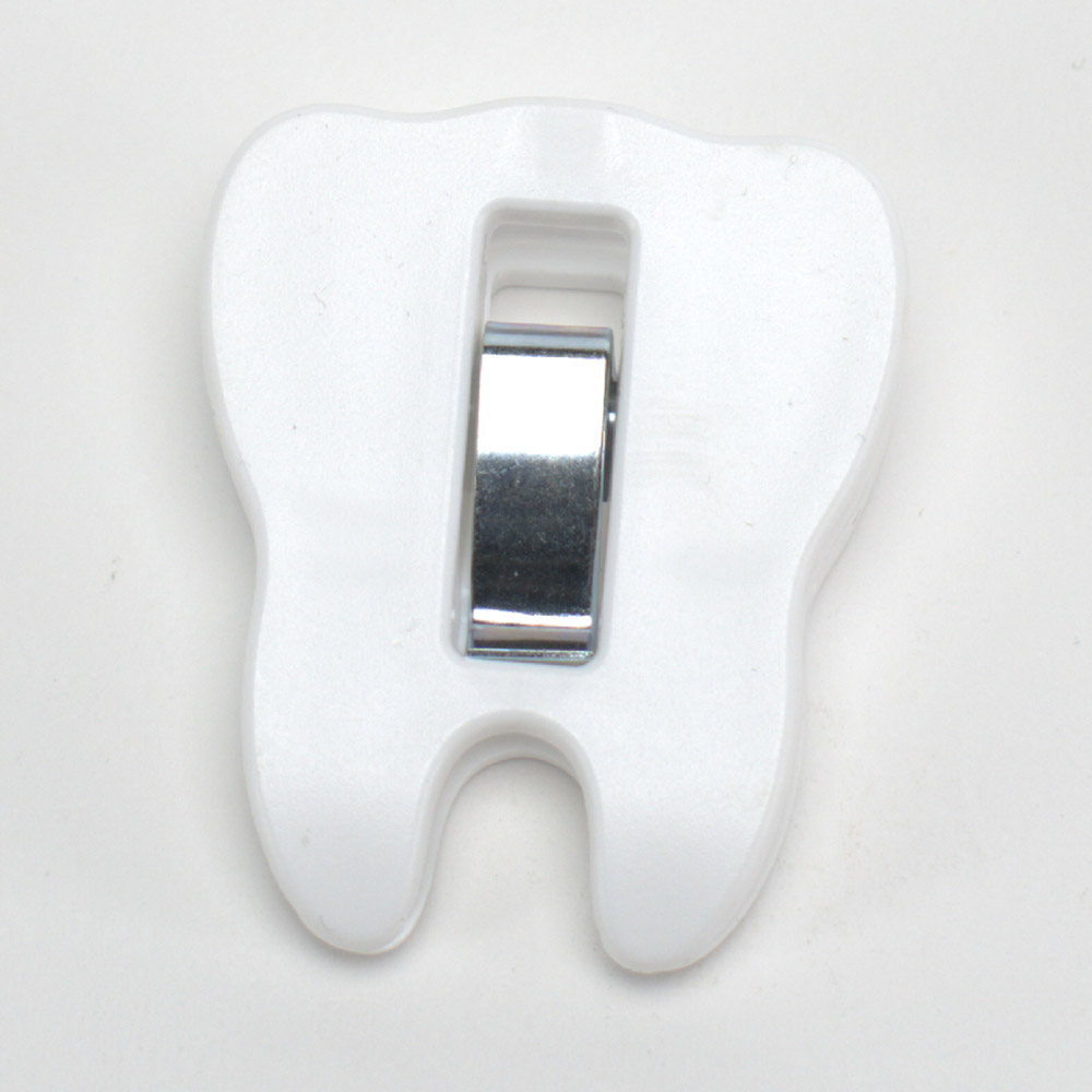 Hvid tandclips, stk.