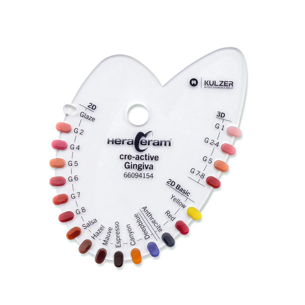 HeraCeram cre-active Farveguide Gingiva (2D + 3D), stk.