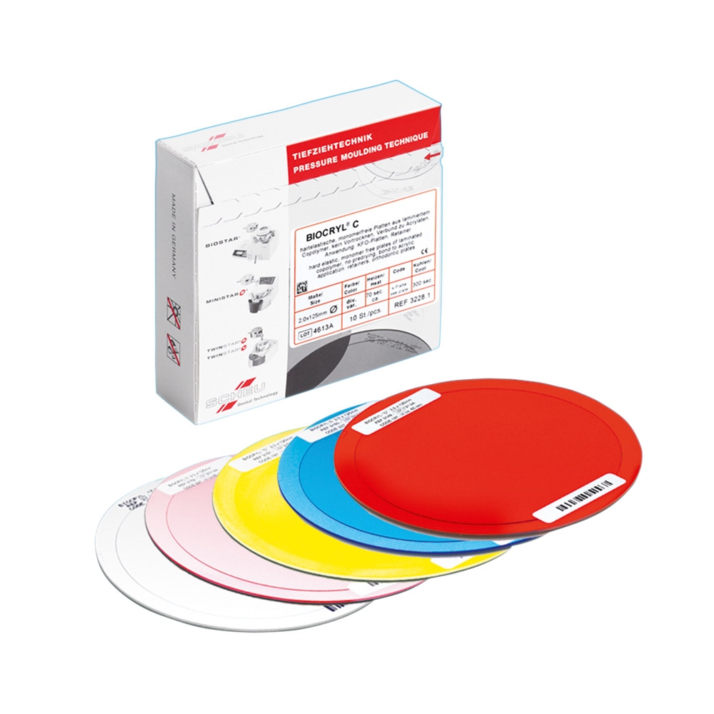 Biocryl C 125 x 2,00 mm klar, 100 stk.