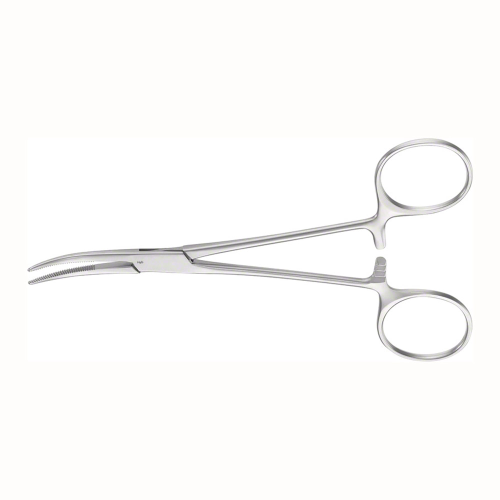 Arterieklemme Kelly 14,0 cm buet, stk.