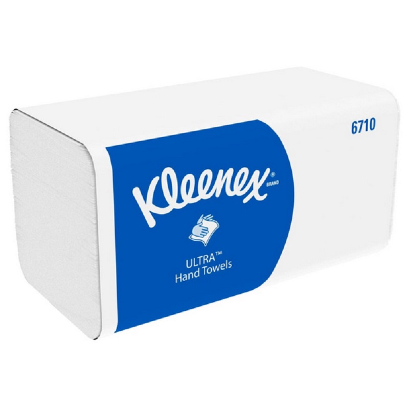 Kleenex ultra hvid 2-lags 31,5x21,5 15x12 stk.