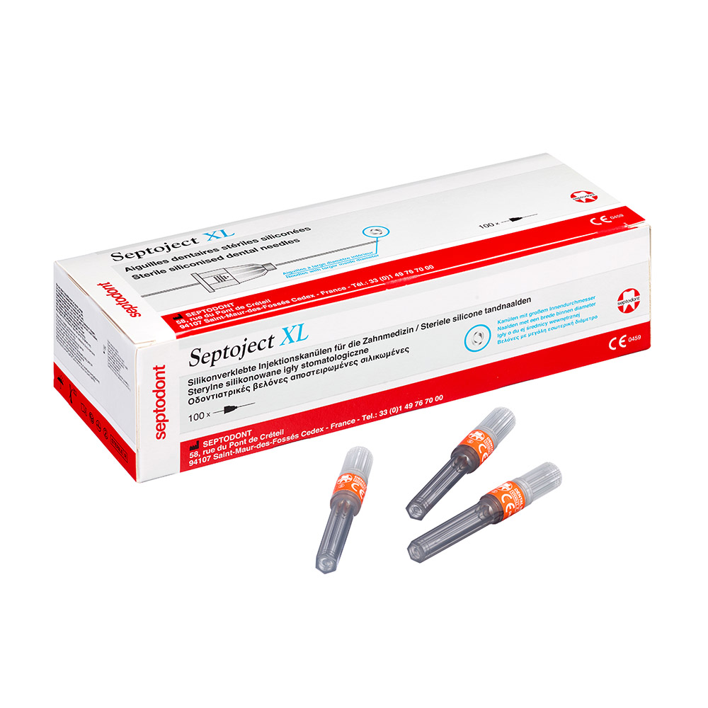 Septoject XL G27 kort 0,4 x 25 mm, 100 stk.
