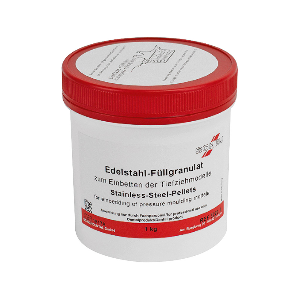 Rustfrit stål fyldgranulat, 1 kg