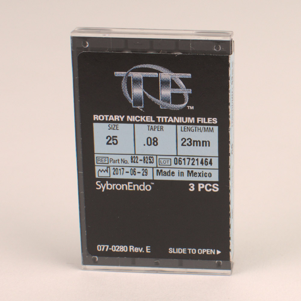Twisted Files 25/.08 Taper 23 mm, 3 stk.