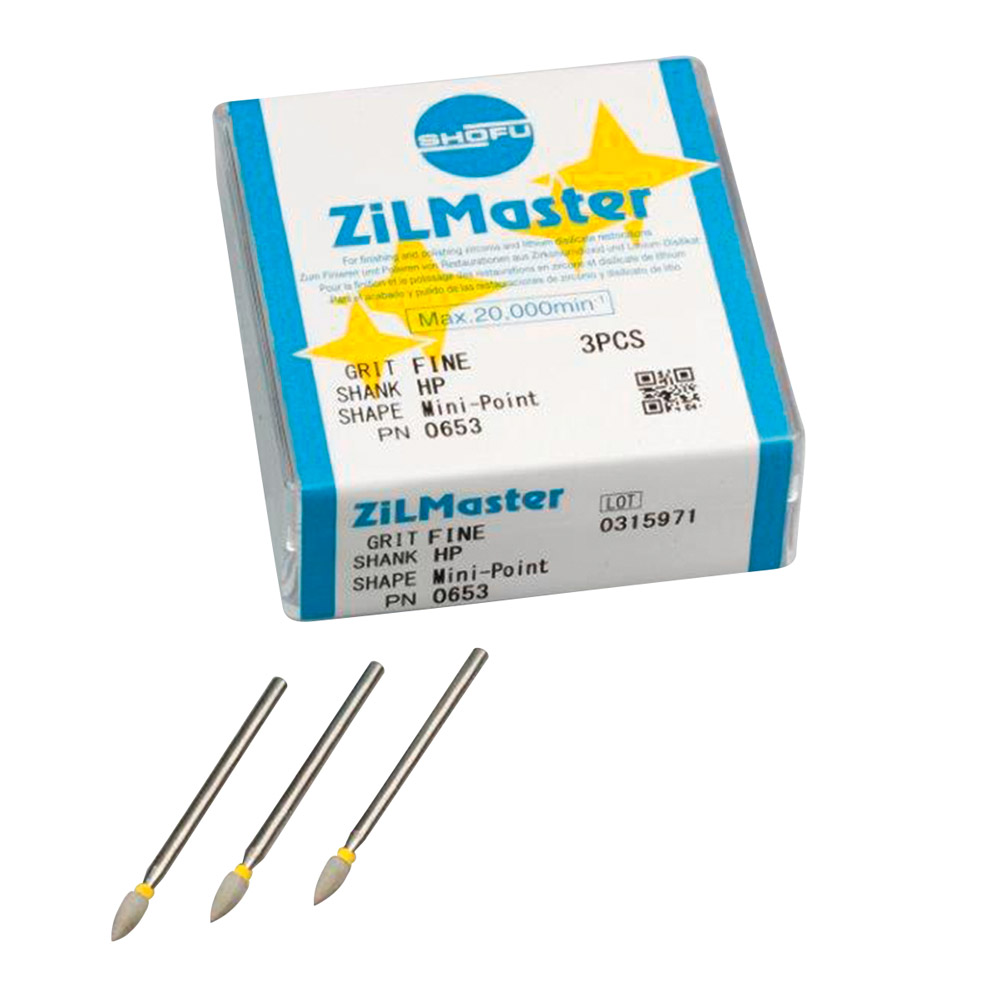 ZiLMaster Hst Mini-Point fin, 3 stk.