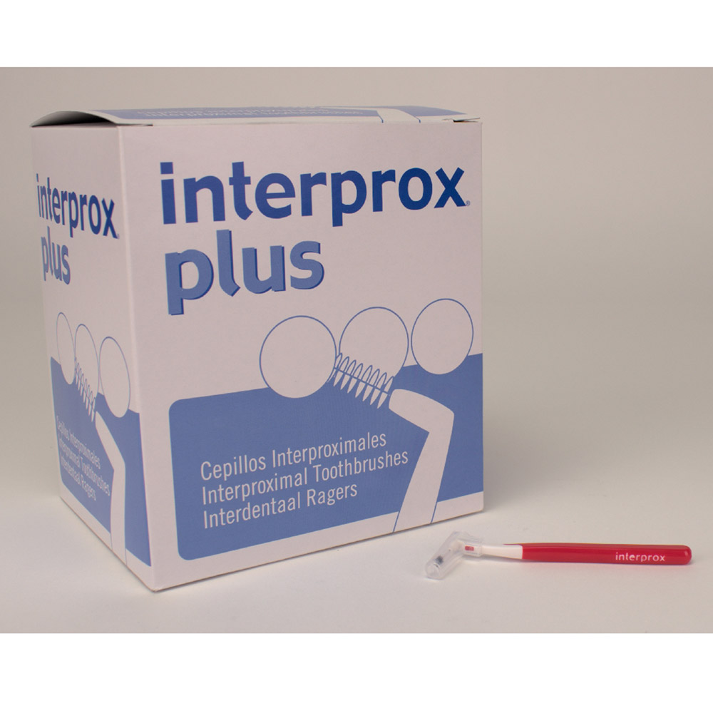 Interprox plus mini konisk rød, 100 stk.