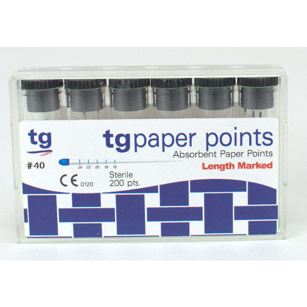 tg Absorberende Papir Points Størrelse 40 sort, 200 stk.