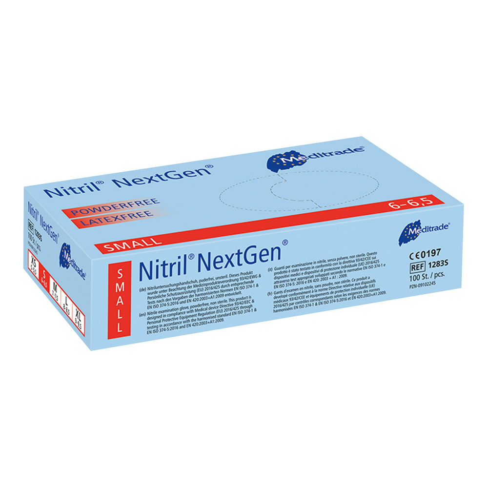 Nitril Next Generation Handske Str. S, 100 stk.