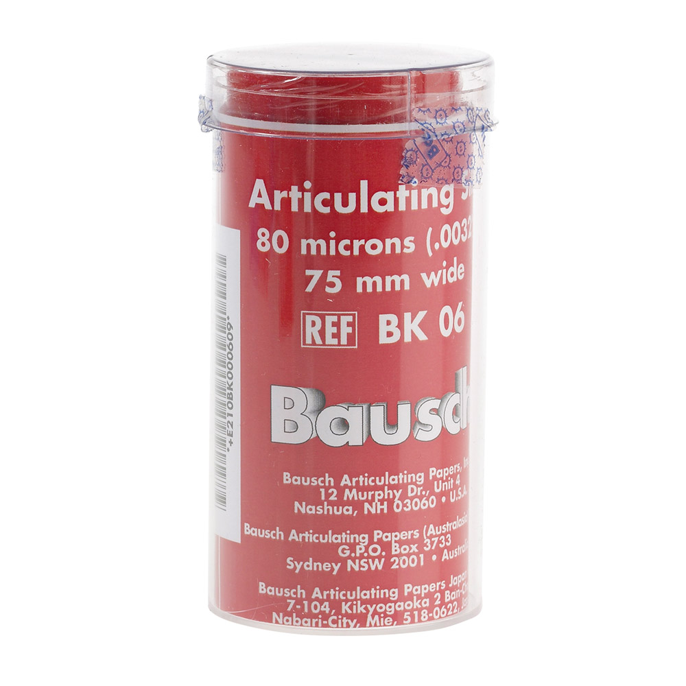 Artikulationssilke 80 µ rød BK 06, 3 m